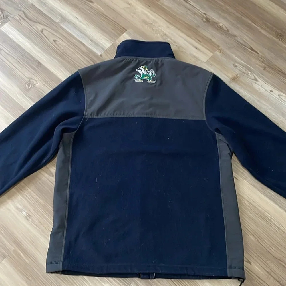 Notre Dame Fighting Irish Colosseum full zip jacket Logo Navy Men’s size M - Picture 10 of 13